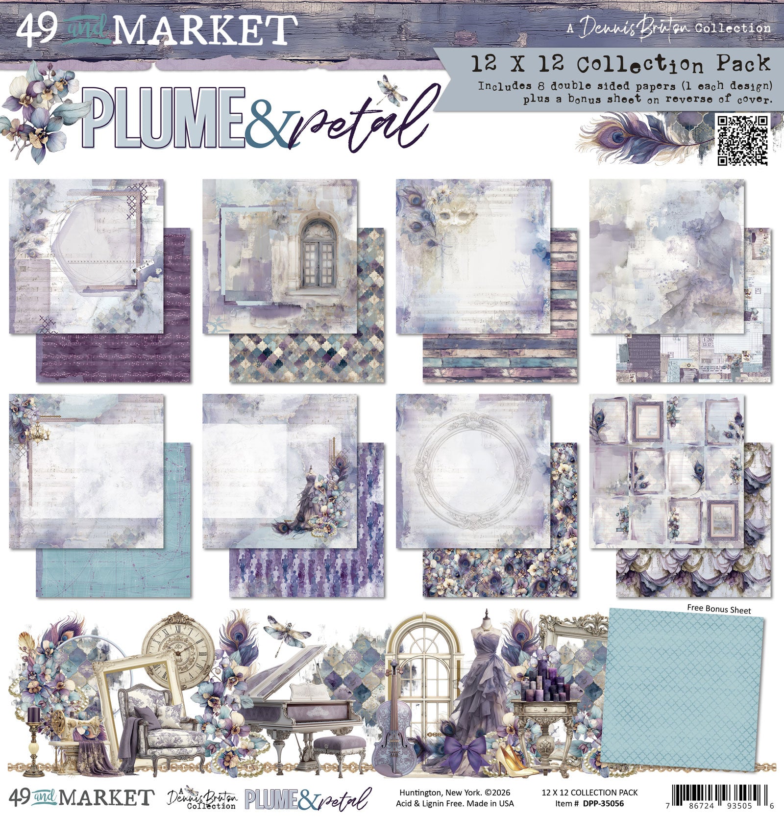 49 & Market Plume & Petal 12x12 Collection Pack